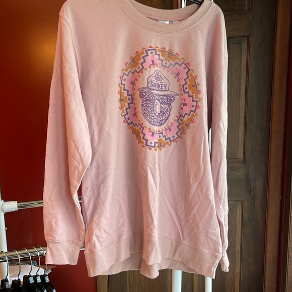 Smokey bear crew neck sweatshirt - Picture 2 of 6